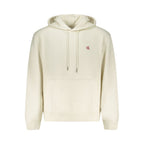 Weißer Herren-Kapuzenpullover aus Baumwolle