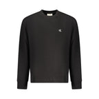 Schwarzer Baumwoll-Sweatshirt