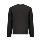 Schwarzer Baumwoll-Sweatshirt