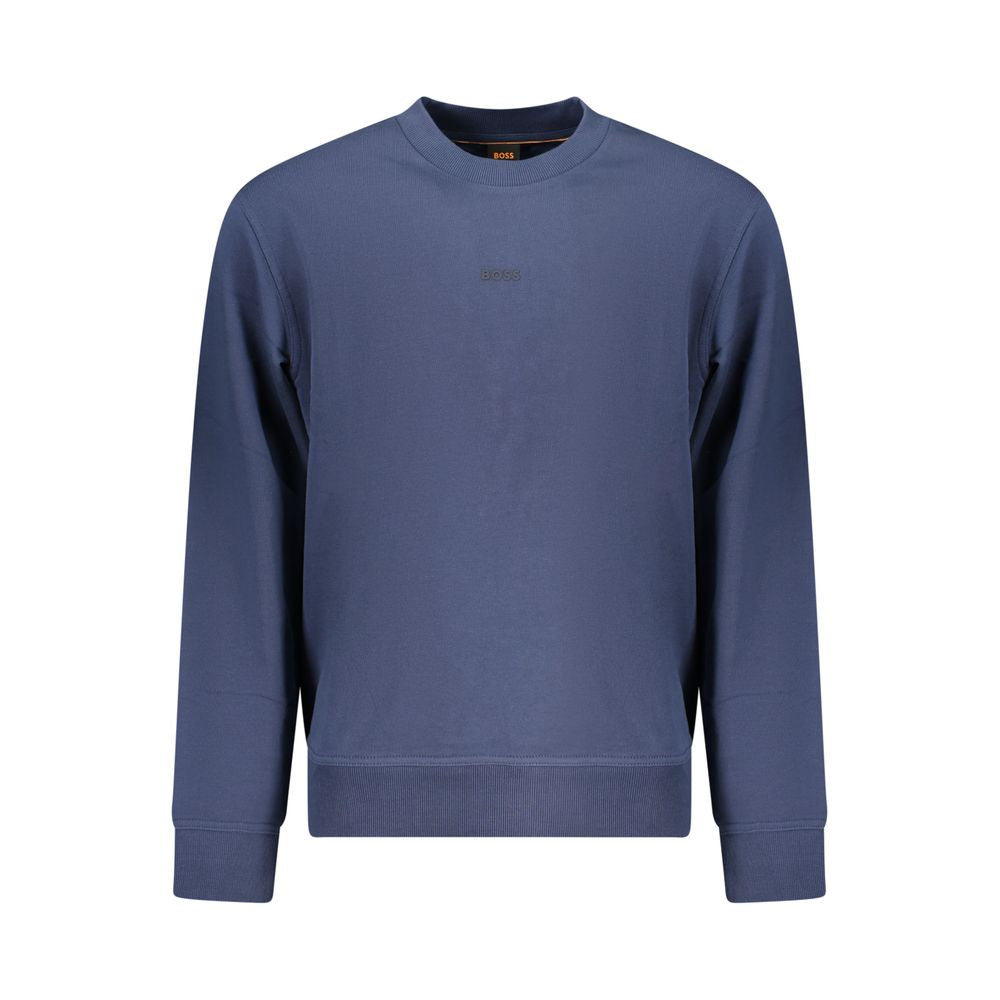 Blaues Baumwoll-Sweatshirt für Herren