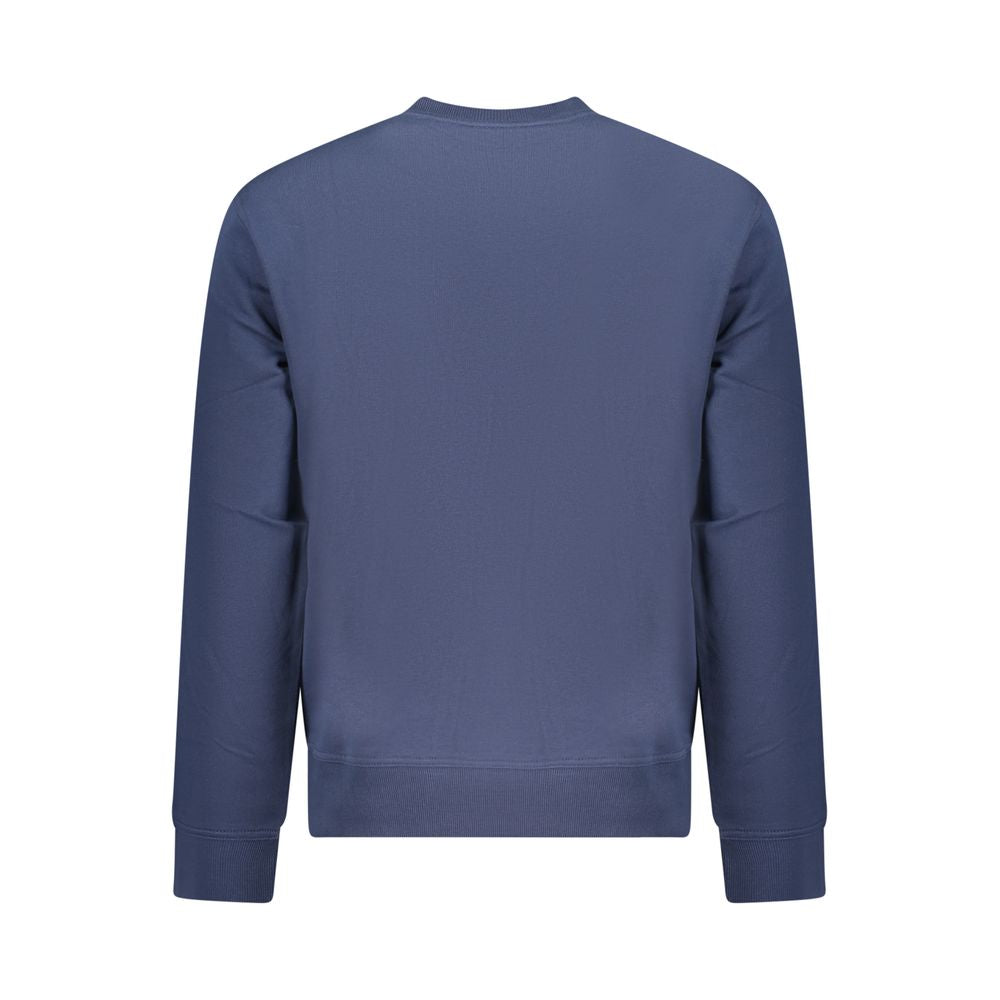 Blaues Baumwoll-Sweatshirt für Herren