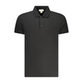 Schwarzes Herren-Poloshirt aus Baumwolle