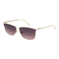 Weiße Sonnenbrille aus Metall