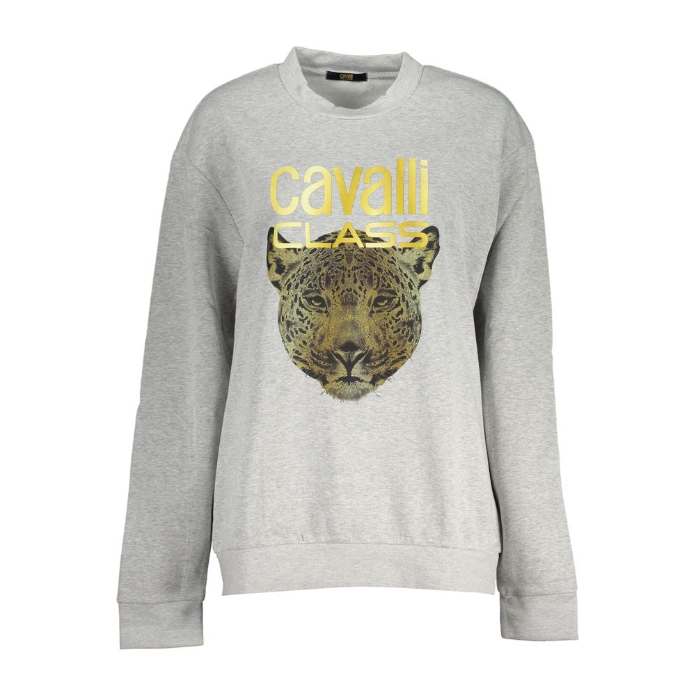 Graues Baumwoll-Sweatshirt