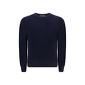 Blauer Wollpullover Oves Aries