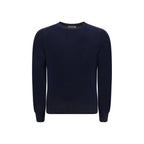 Blauer Wollpullover Oves Aries