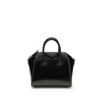 Schwarze Kalbsleder Bos Taurus Handtasche