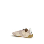 Beigefarbene Sportschuhe aus Nylon