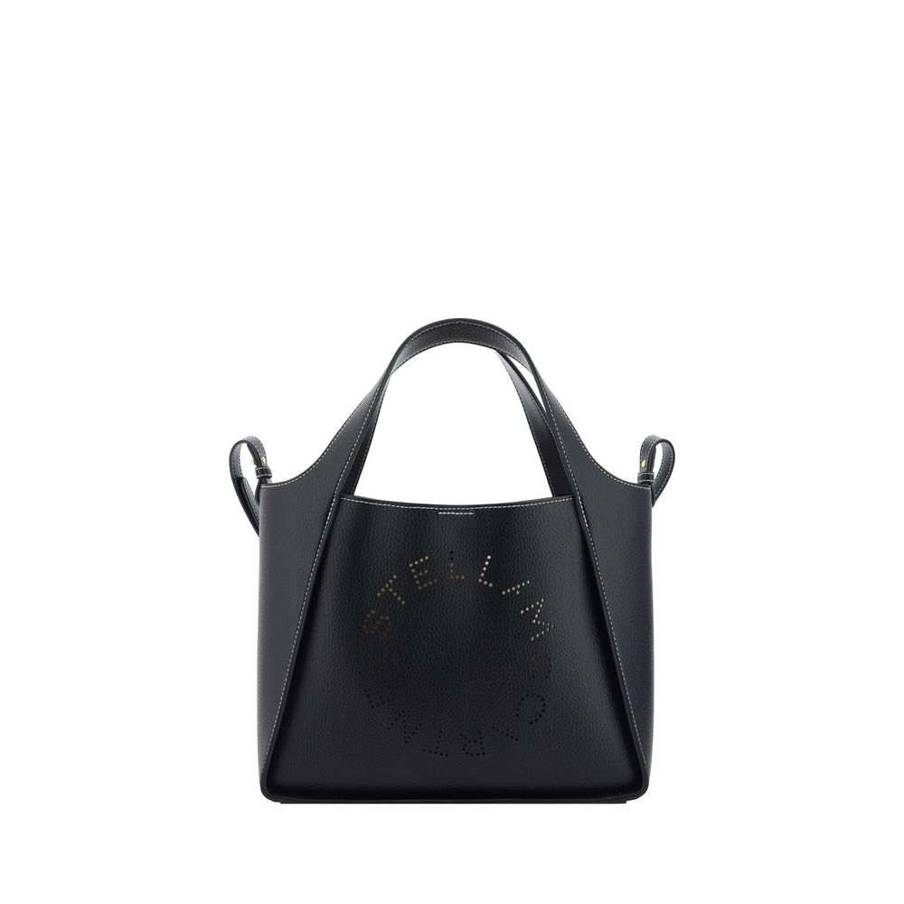 Schwarze Schultertasche aus Polyamid