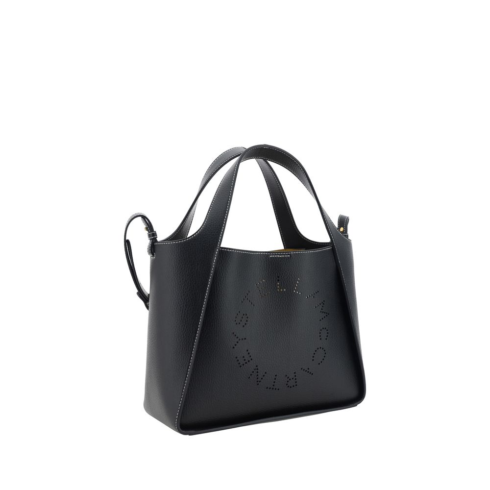 Schwarze Schultertasche aus Polyamid