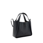 Schwarze Schultertasche aus Polyamid