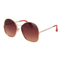 Roségoldfarbene Sonnenbrille aus Metall 1003901