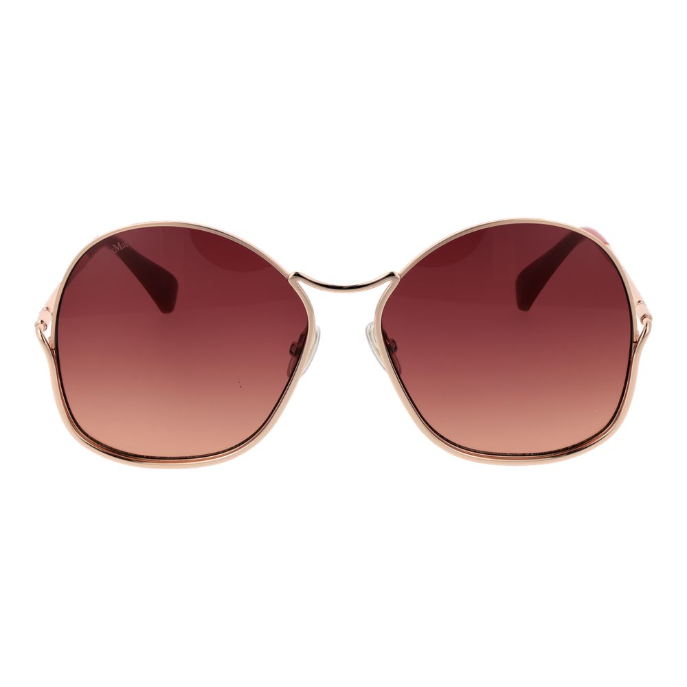 Roségoldfarbene Sonnenbrille aus Metall 1003901