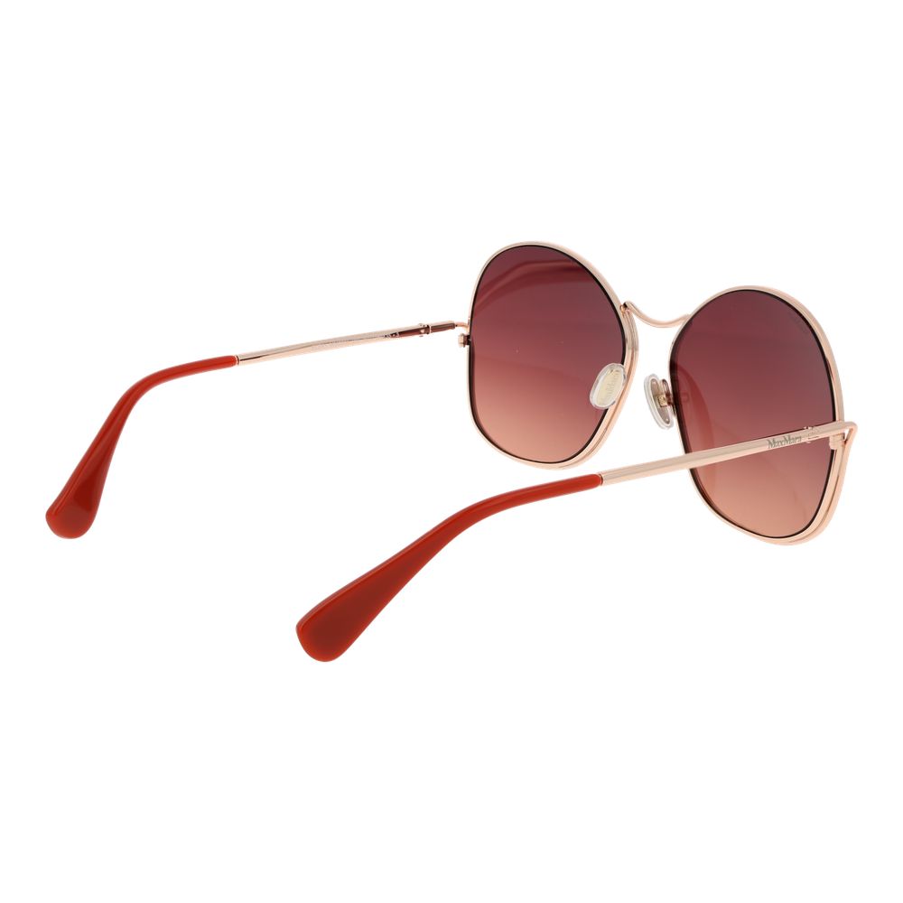 Roségoldfarbene Sonnenbrille aus Metall 1003901