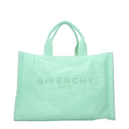 Grüne Stoffhandtasche