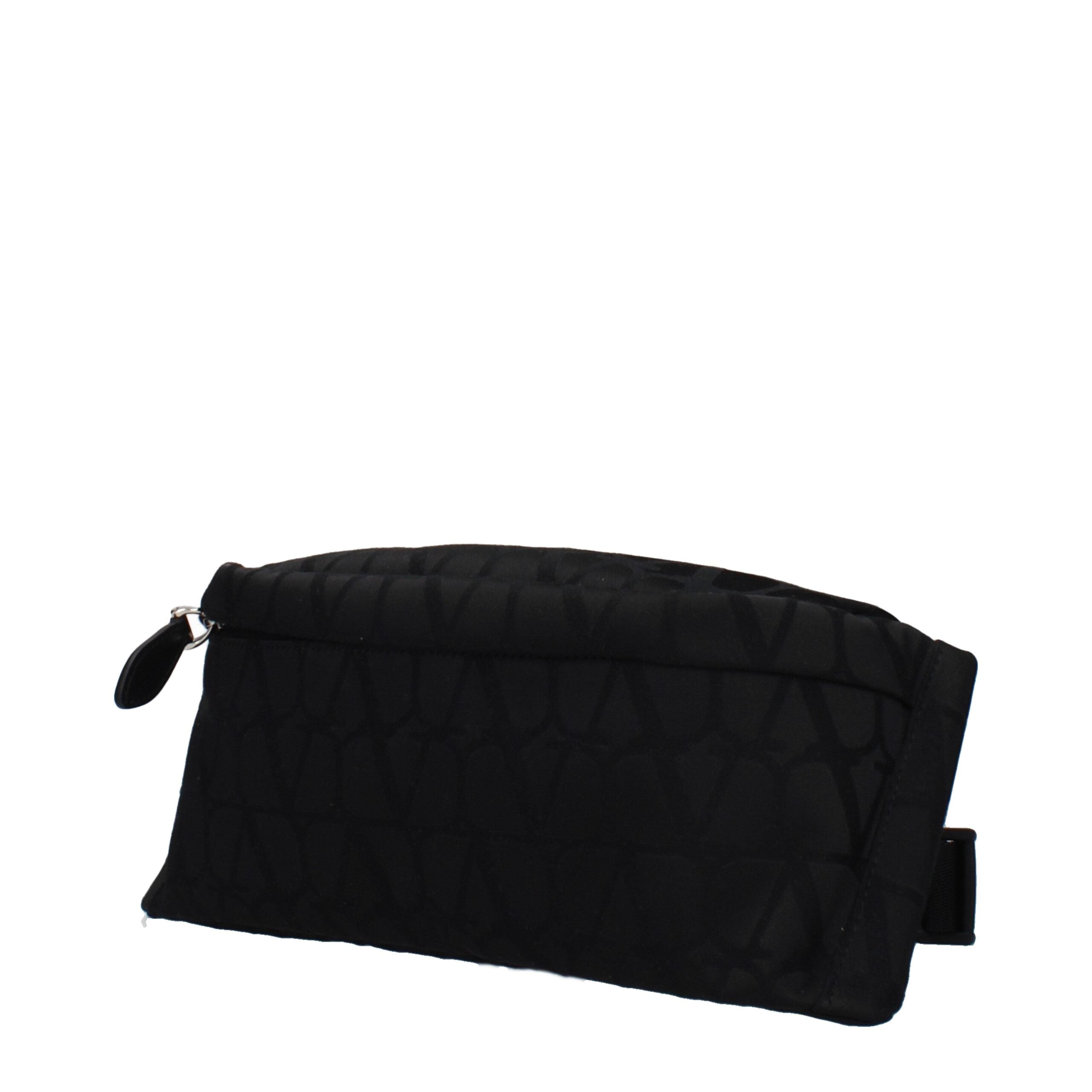 Schwarzer Rucksack aus Stoff