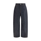 Blaue Baumwolljeans Denim