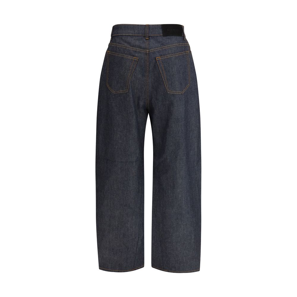 Blaue Baumwolljeans Denim