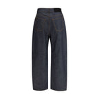Blaue Baumwolljeans Denim