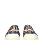 Mehrfarbige Stoff-Sneaker mit niedrigem Schaft
