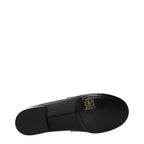 Schwarze Leder Loafer zum Hineinschlüpfen