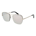 Silberfarbene Sonnenbrille aus Metall