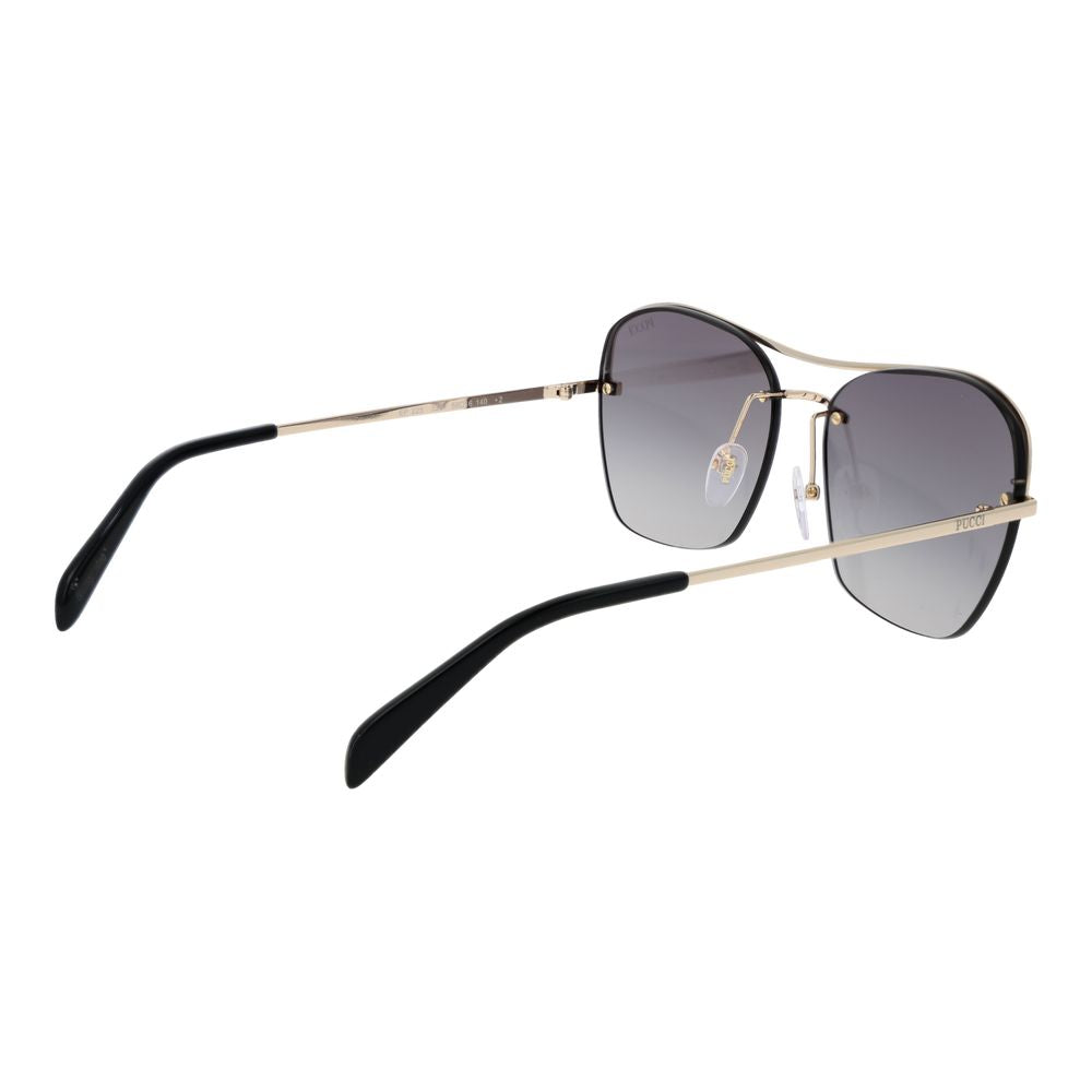 Goldfarbene Sonnenbrille aus Metall 1063242