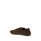 Braune Lammleder Ovis Aries Aries Sportsneakers