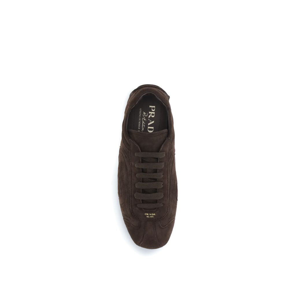 Braune Lammleder Ovis Aries Aries Sportsneakers